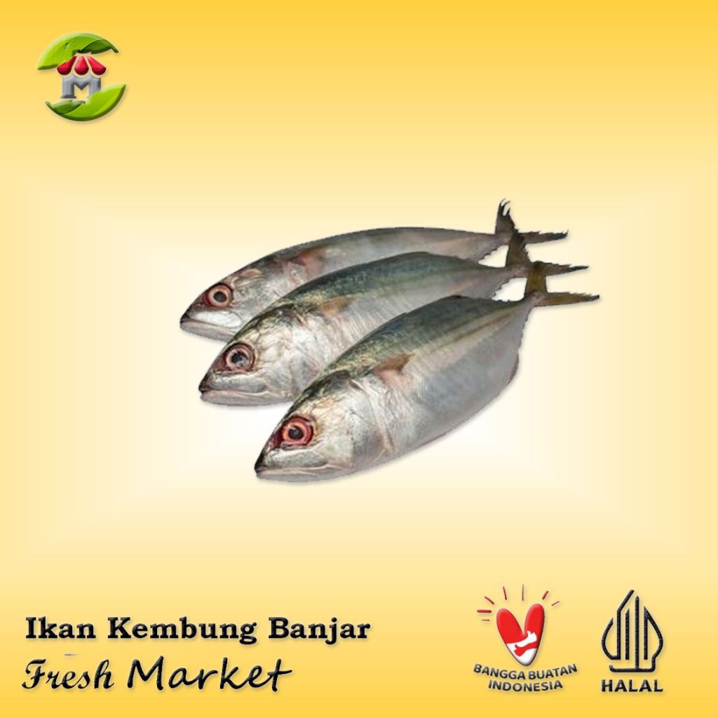 

[JAKBAR] Ikan Kembung Banjar Pack 900gr - 1kg