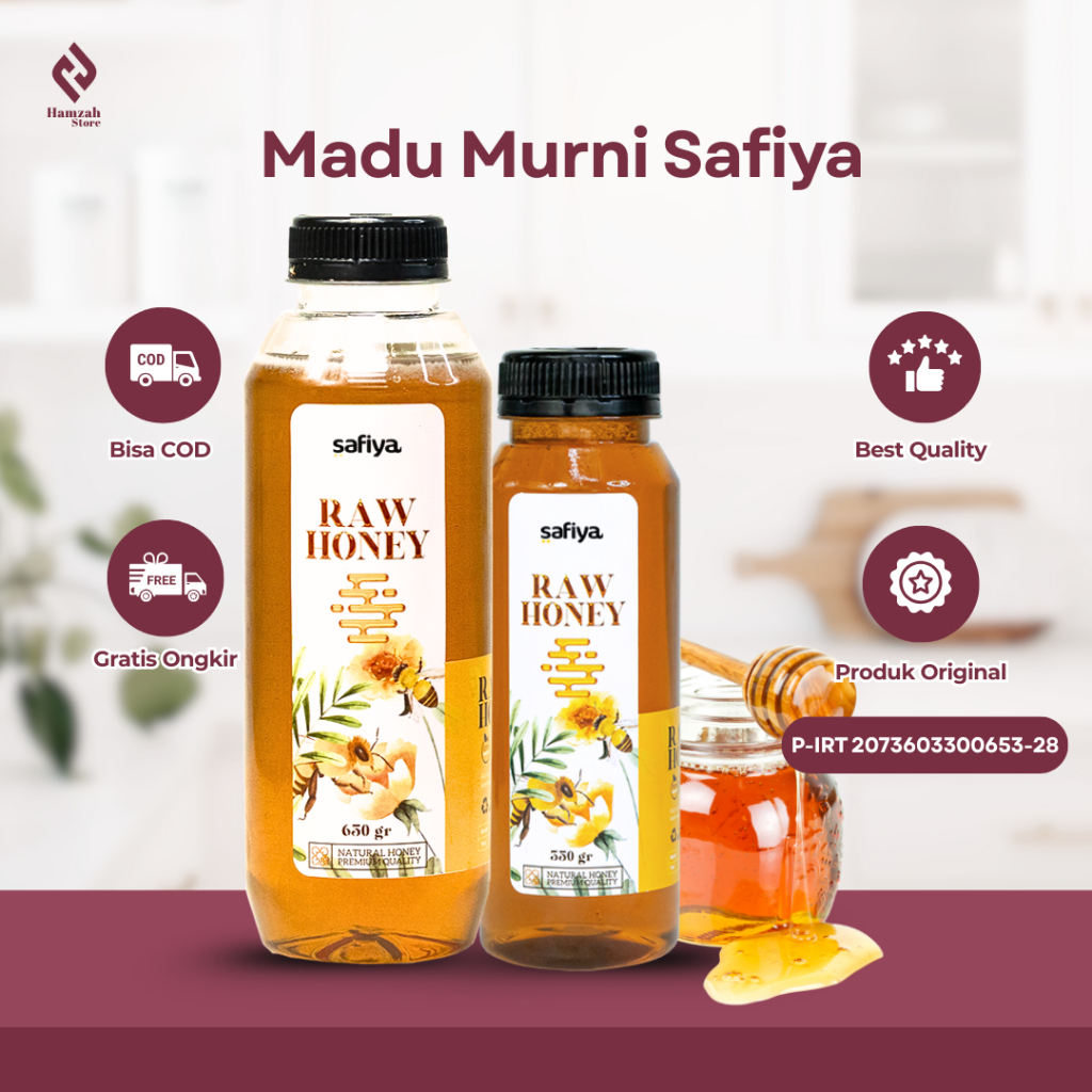 

Madu Asli | Madu Murni Safiya Herbal 650 gram Original Quality Premium