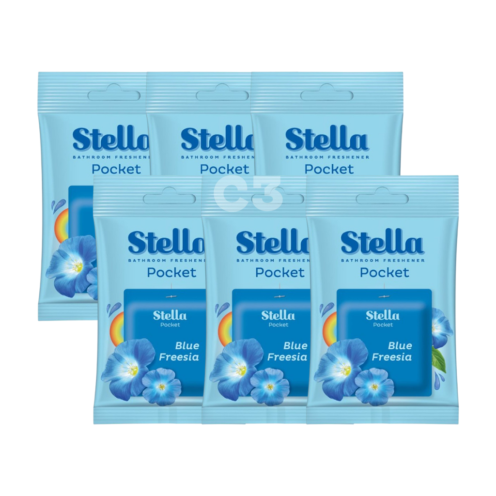 STELLA POCKET BATHROOM KAMAR MANDI GANTUNG ISI 6