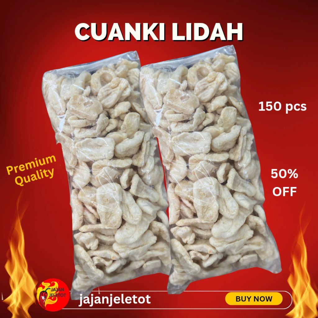 

COD CUANKI LIDAH 150 BIJI | TOPPING BASO ACI | CUANKI TOPING BOCI | CUANKI KILOAN