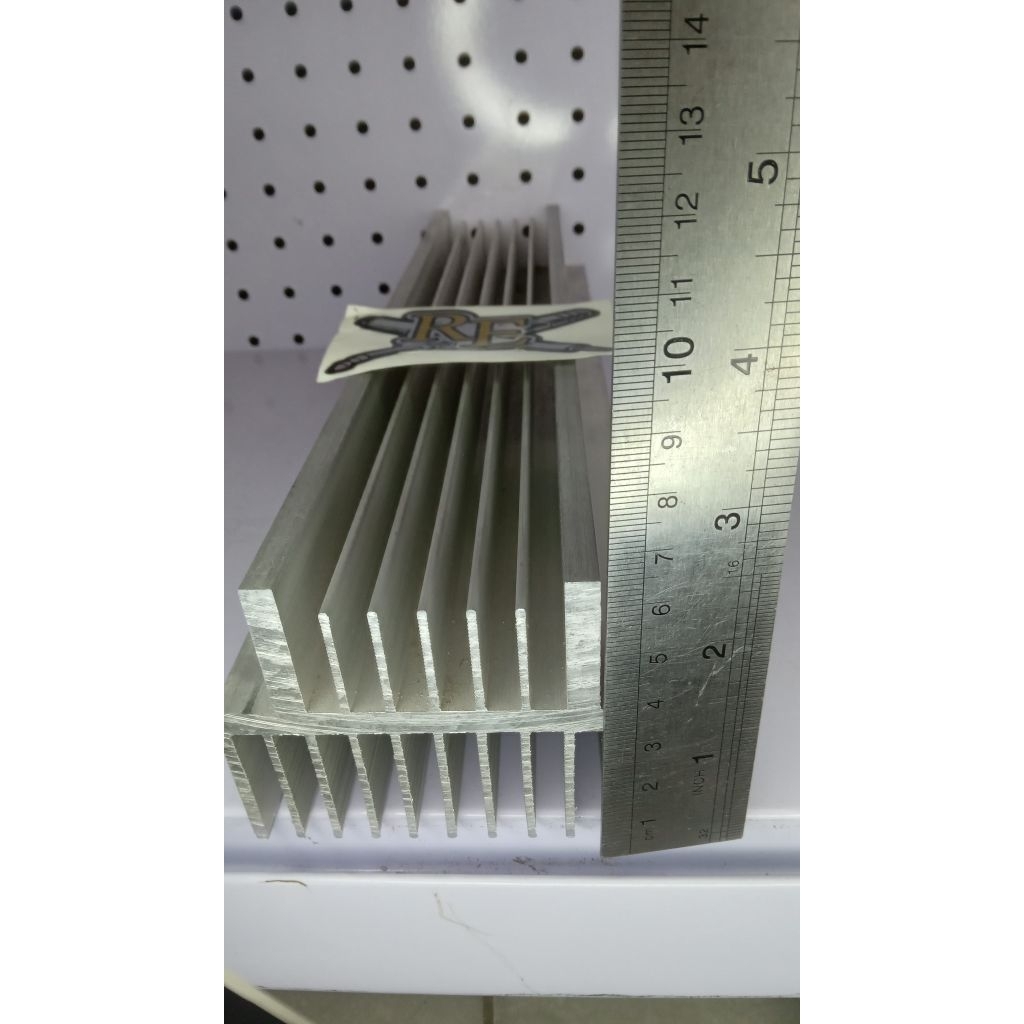 heatsink pendingin model 2u 30cm 18 sirip tebal