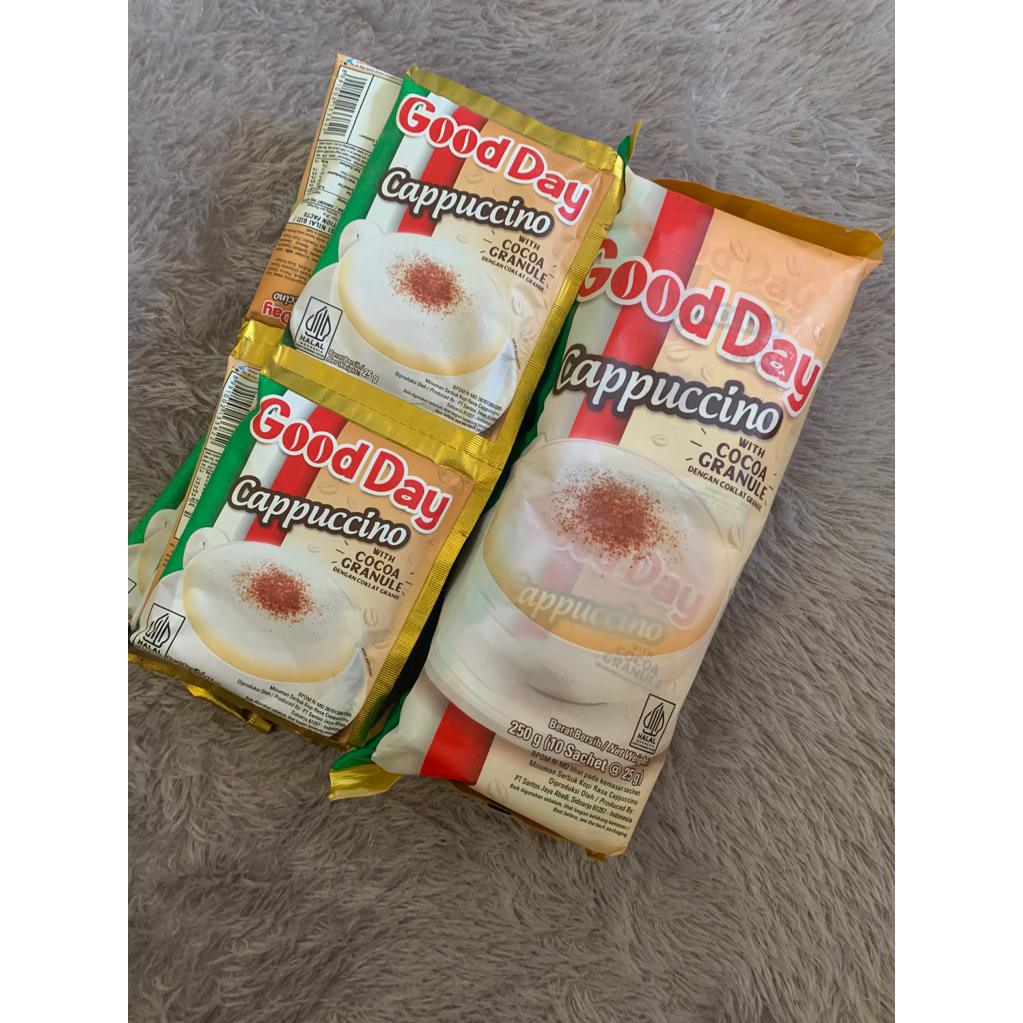 

good day cappucino 25gr/renceng