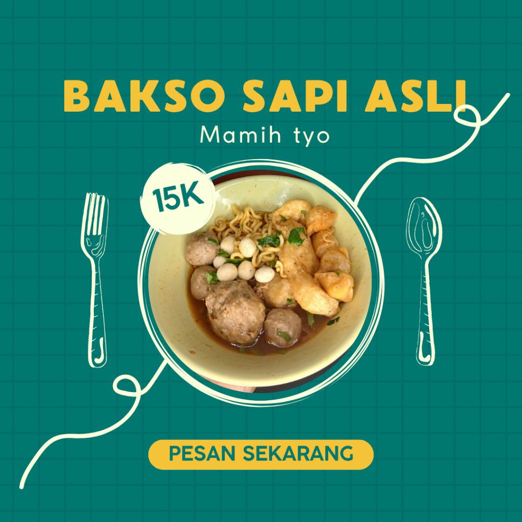 

promo 15k bakso sapi asli mamih tyo khas tasik..enak gurih mantul/bakso sapi/viral/murah/enak