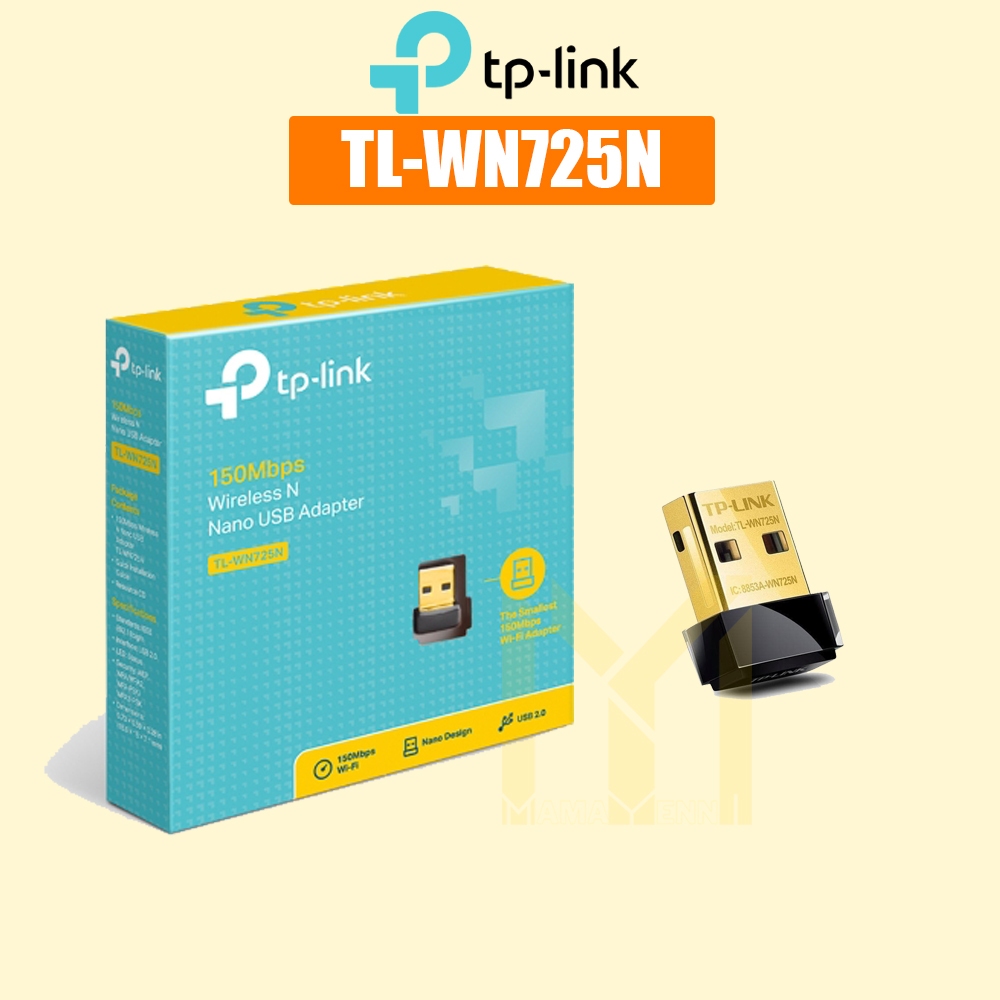USB Wifi TP-Link TL-WN725N / Nano USB Wireless Adapter Receiver / TP LINK TL WN 725N / TL WN725N