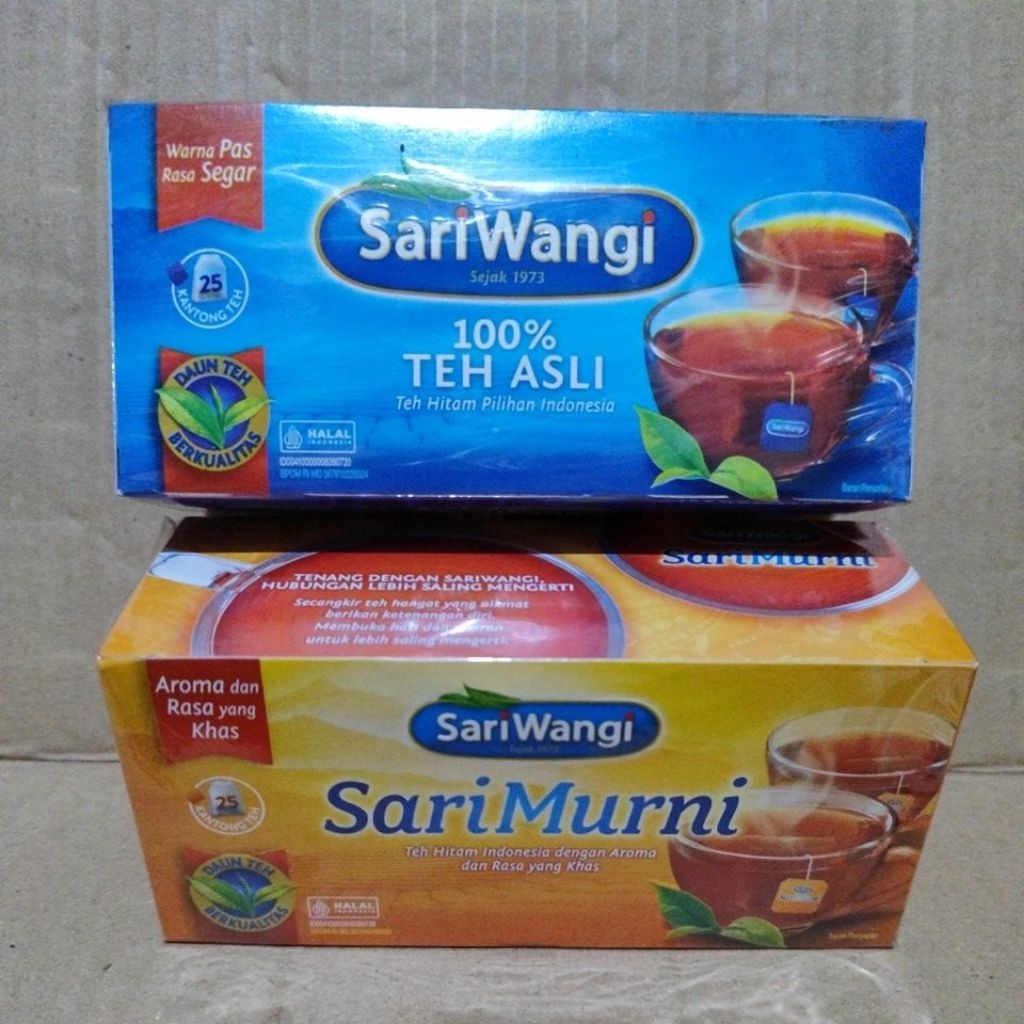 

[25pcs] Teh Sari Wangi Sari Murni Teh 100% Asli pilihan keluarga