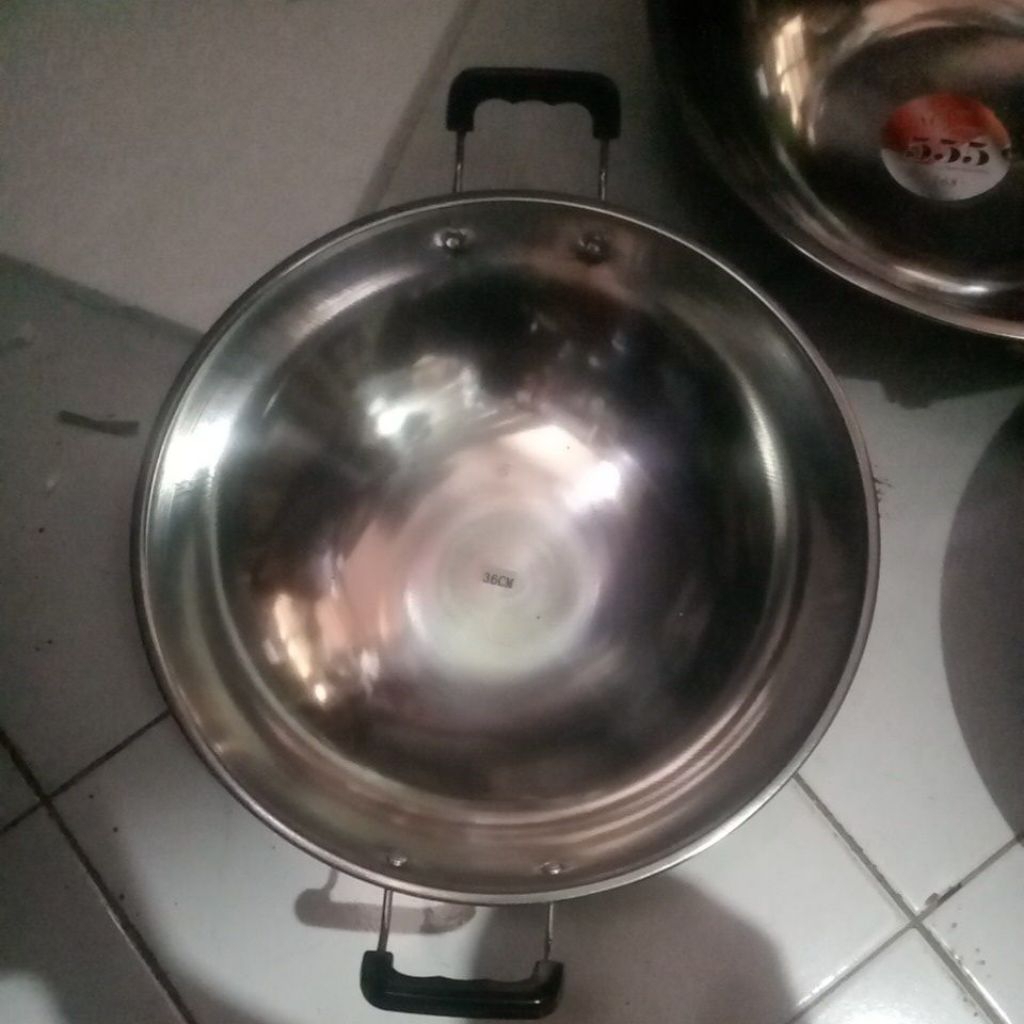 Wajan Penggorengan Stainless / wajan stainless stell