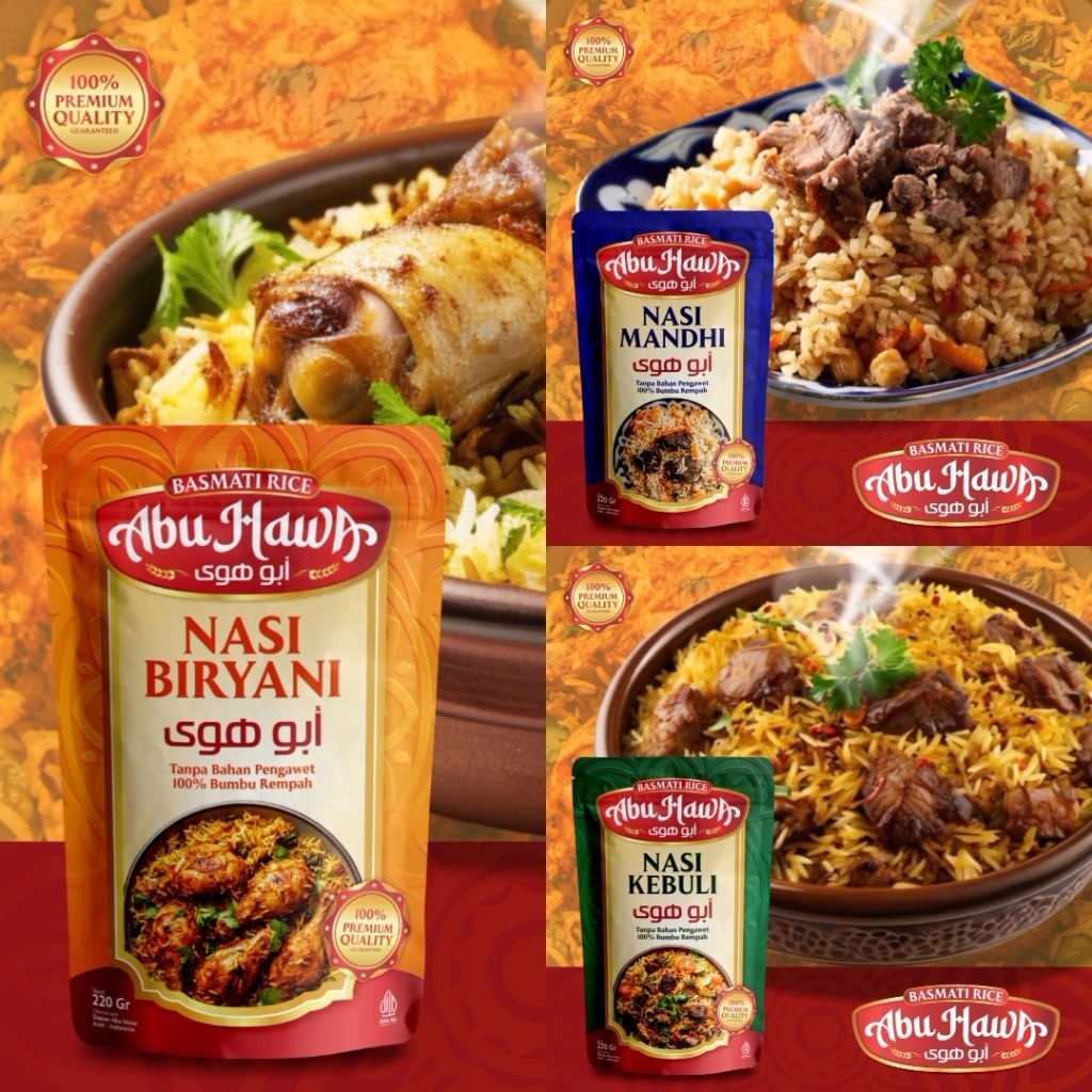 

Paket Hemat Nasi Briyani | Nasi Kebuli | Nasi Mandhi | Bumbu + Beras Basmati Premium