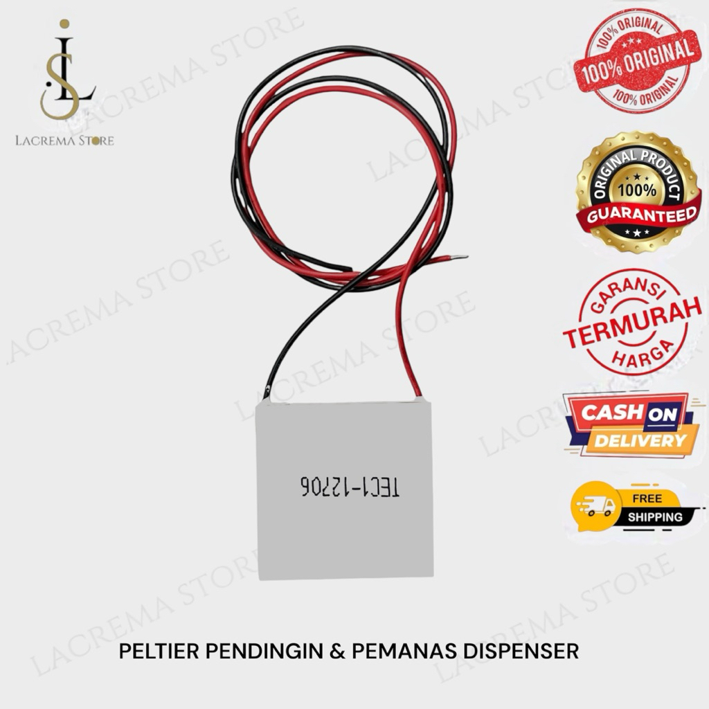 PELTIER PENDINGIN TEC - 12706 TEC1 - 12706 THERMOELECTRIC 12v 6A