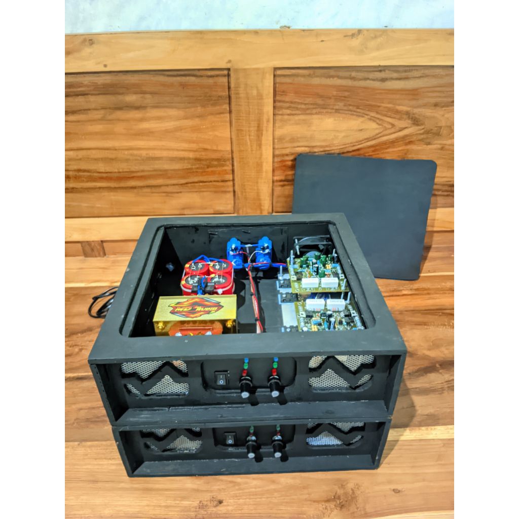 POWER rakitan miniatur 10Amper 500watt streo