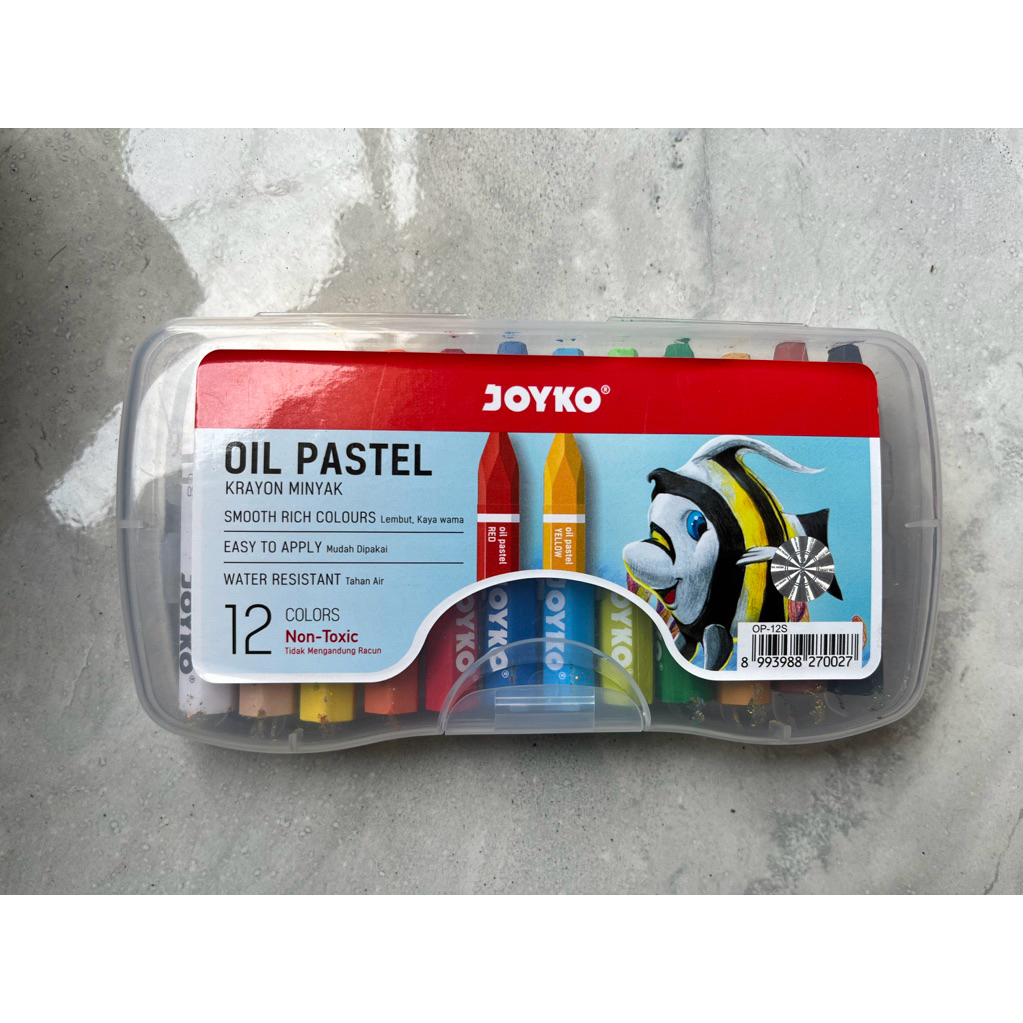 

Joyko Pastel Oil 12 warna