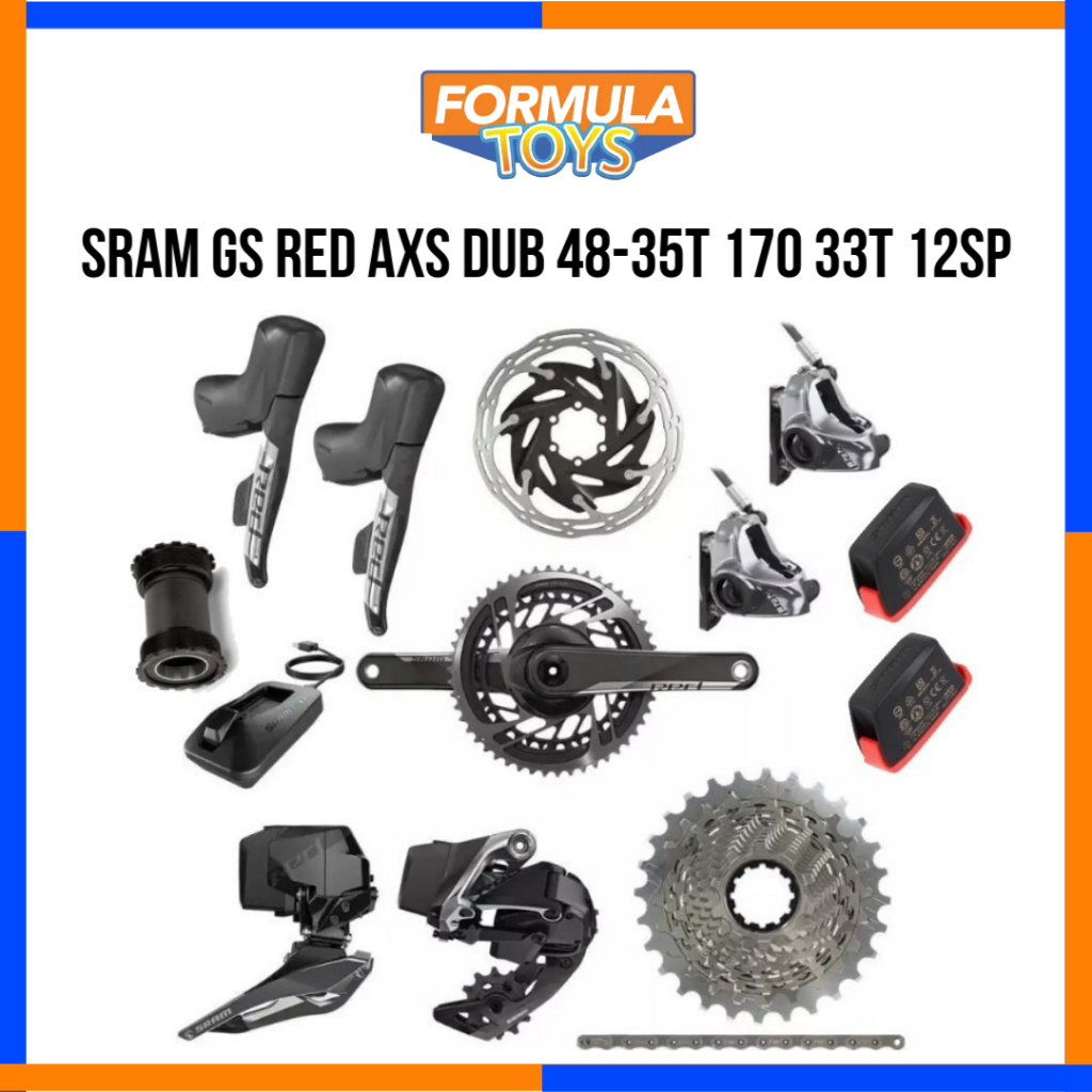 GROUPSET SRAM GS RED AXS DUB 48-35T 170 33T 12SP