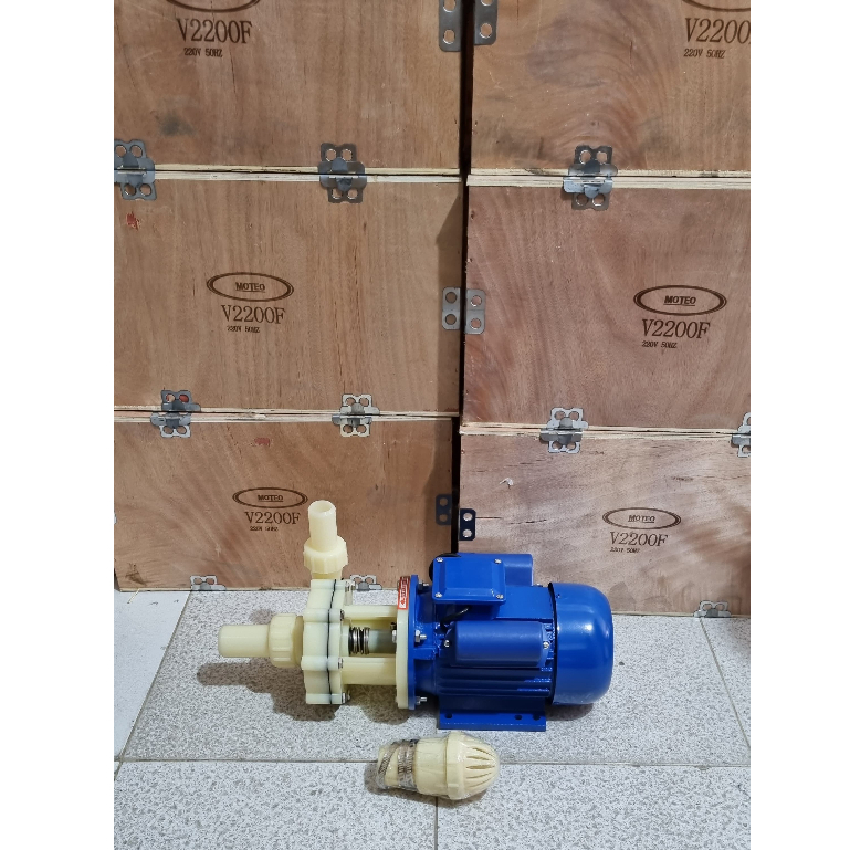POMPA KIMIA 40FS20 CHEMICAL CENTRIFUGAL PUMP 2HP 40 FS 20 220VOLT MOTEO