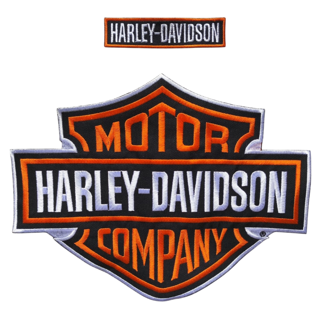 Patch Emblem Bordir Logo Harley Davidson Bet Aksesoris Jaket