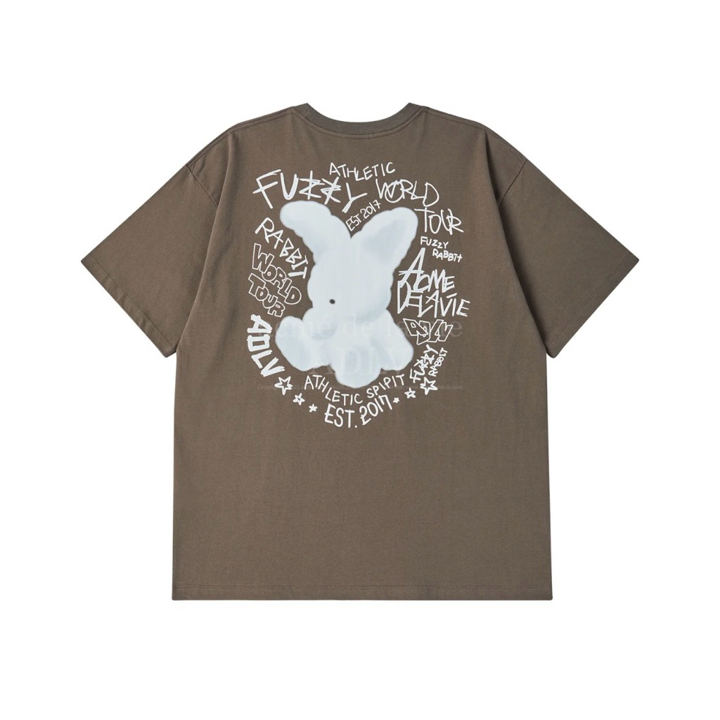 preloved acme de la vie doodle rabbit brown size 1