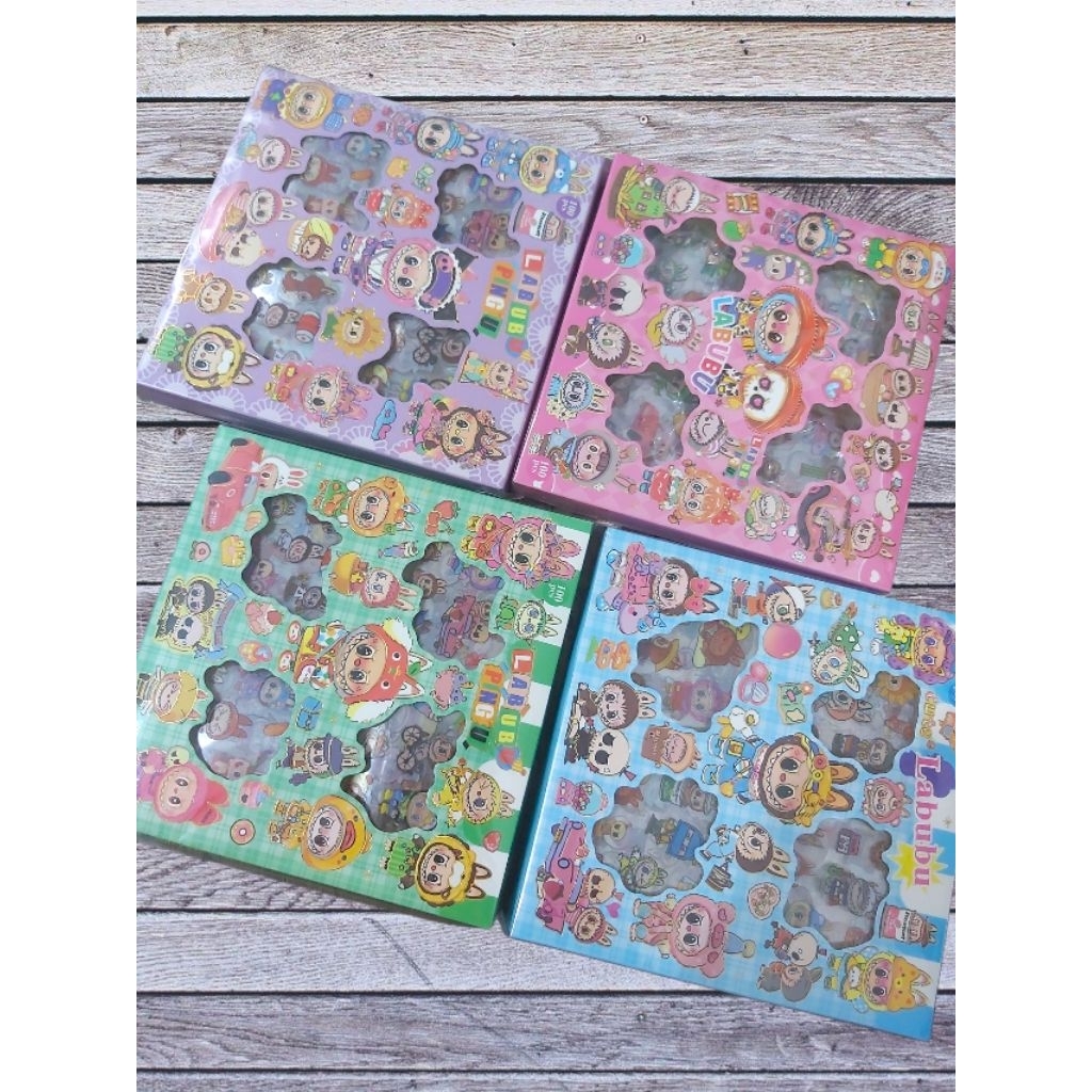 

STICKER Labubu 100pcs sticker anti air labubu tahan air