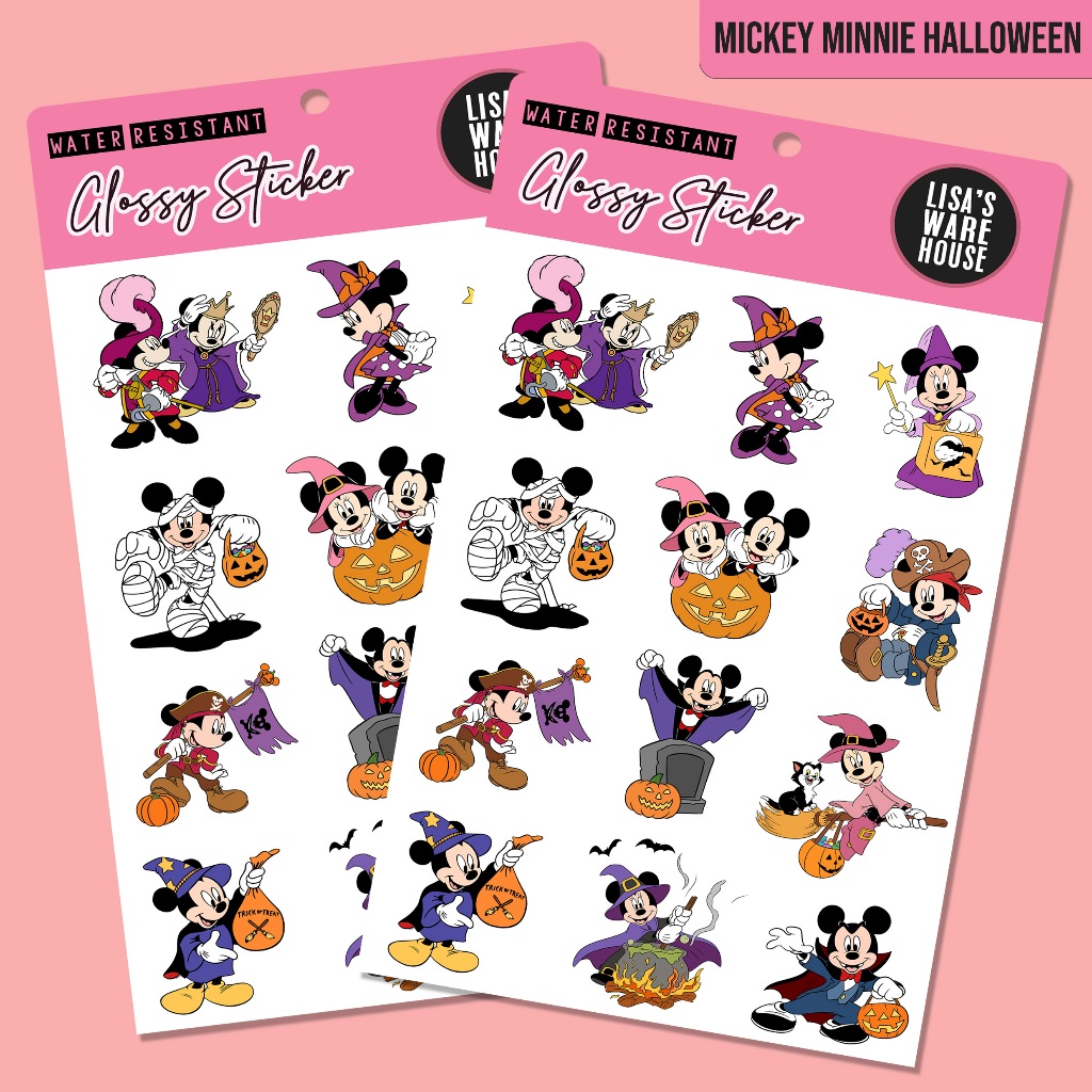

Sticker Disney Mickey & Minnie Halloween