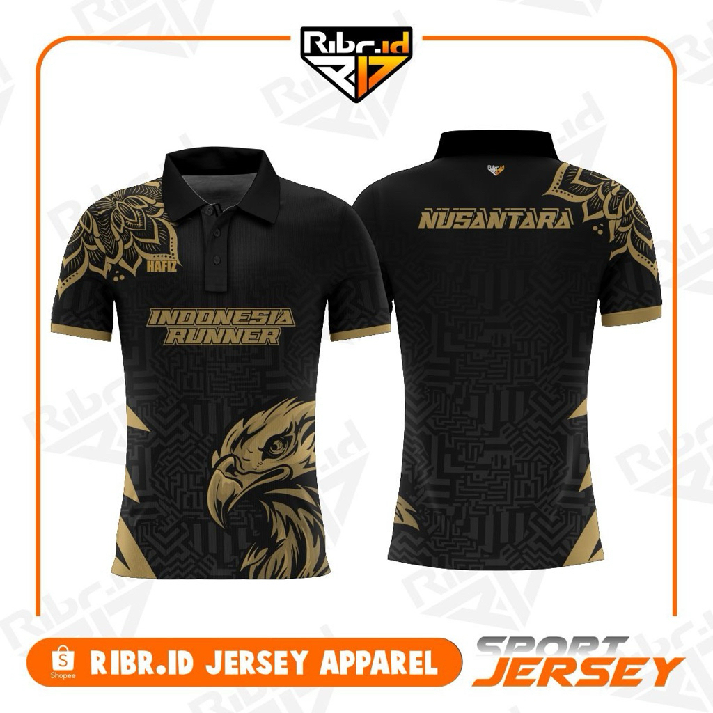 Jersey Indonesia Runner / Jersey Nusantara / Jersey Custom / Jersey Printing / Jersey Lari / Jersey 
