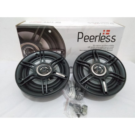 Audio Mobil Speaker Coaxial Peerless By Cello Audio 2 Way P6C 6 inch High Performance Coaxial