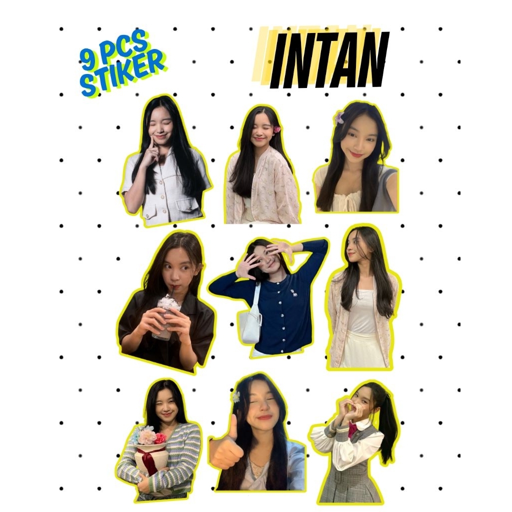 

[ISI 9] Stiker JKT48 Member Trainee INTAN AUWIA MAIRA JEMIMA MIKAELA Waterproof Vinyl Doff – Kualitas Premium