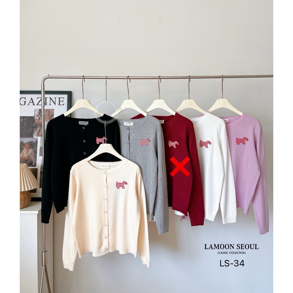 READY STOCK BRAND LAMOON SEOUL LS 34 CARDINGAN