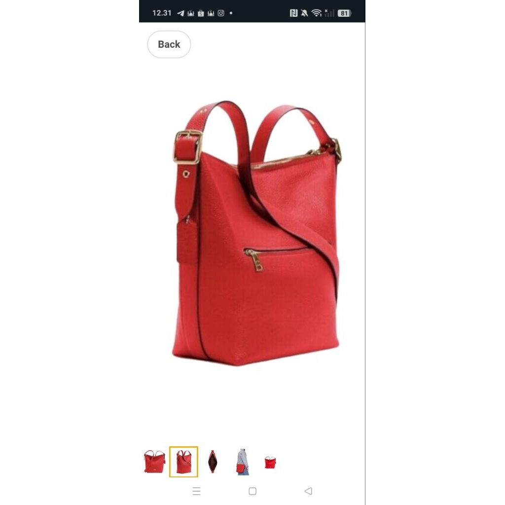 tas coach HOBO val duffle preloved