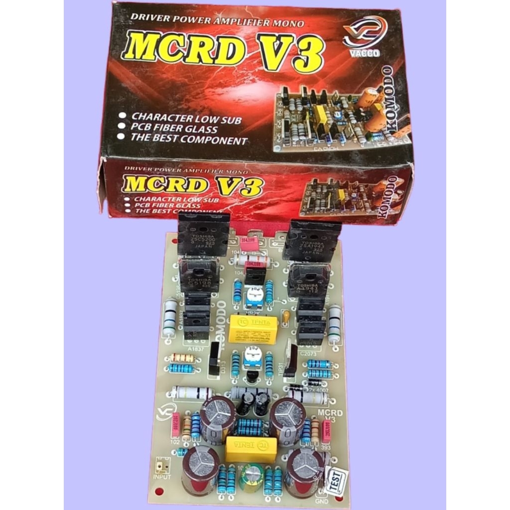 Kit Driver Power Amplifier Mono MCRD V3