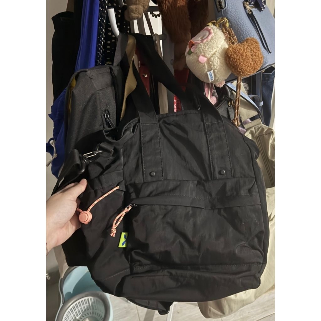 Preloved - Tas jinjing tas selempang like new warna hitam untuk wanita merk Exsport