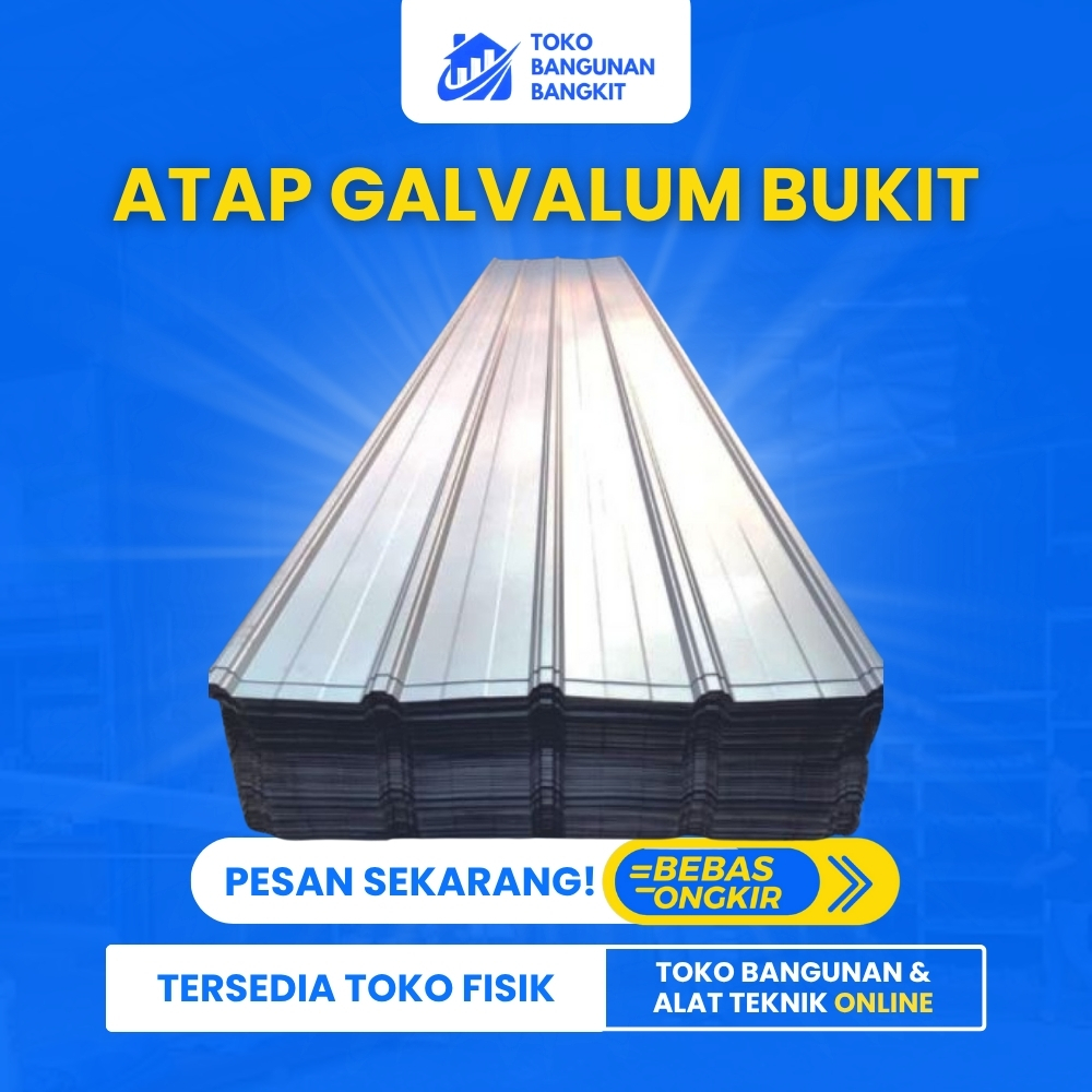 ATAP GALVALUM 0,25 PANJANG BERVARIASI - BUKIT
