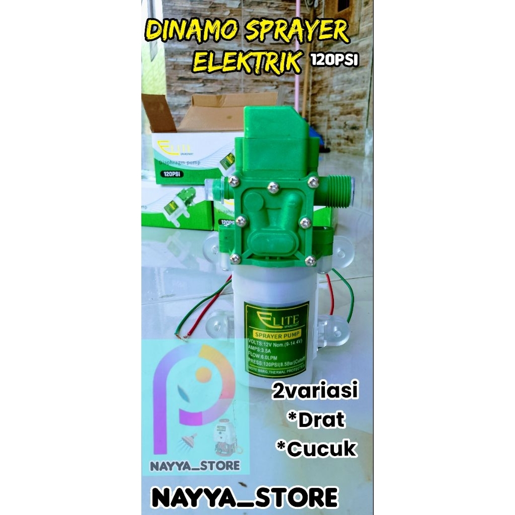 Dinamo elit 120psi sprayer elektrik