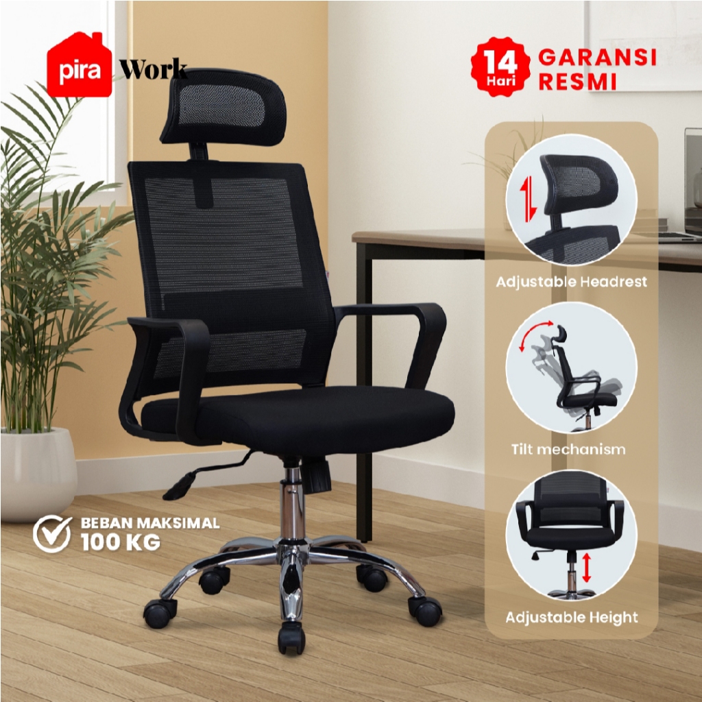 Pira Work - Kylo A EC Kursi Kerja / Kursi Kantor / Kursi Eksekutif