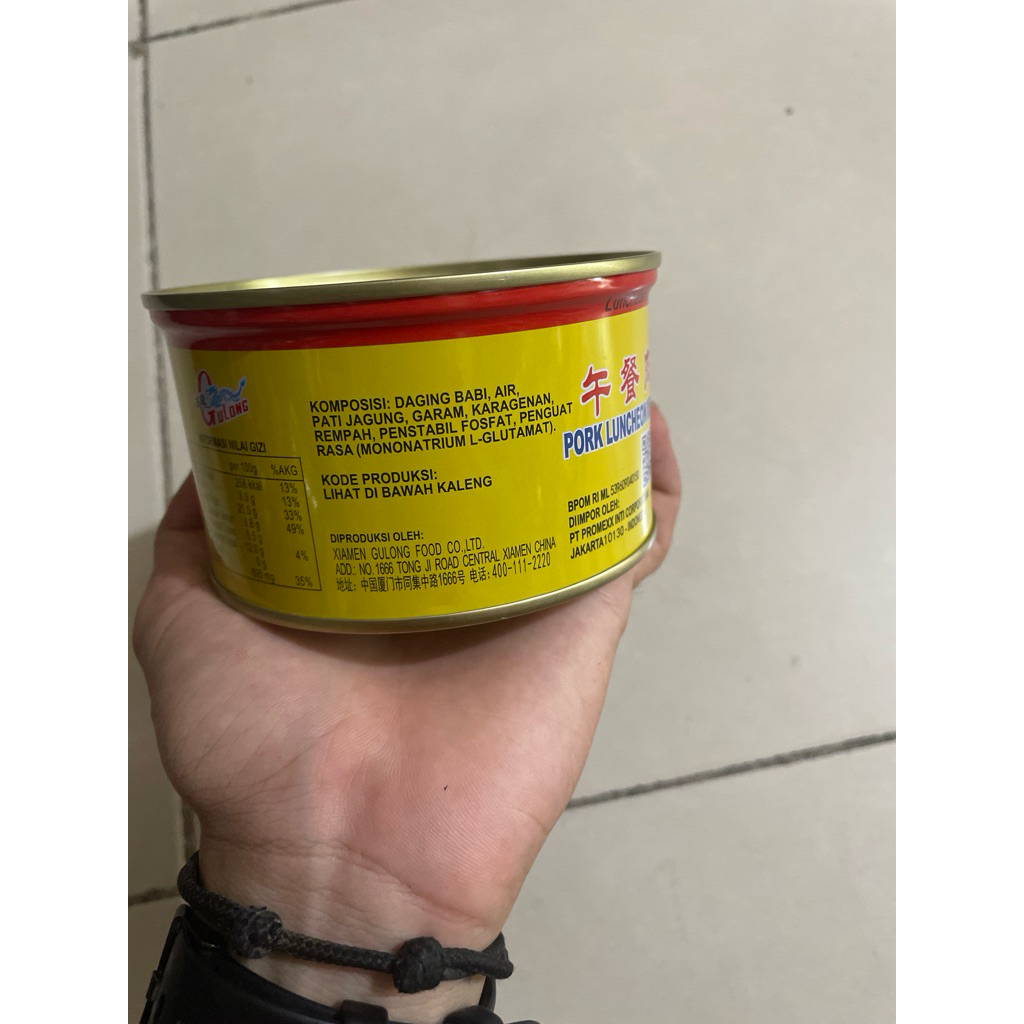 

Maling Gulong Pork Luncheon Meat 397gram