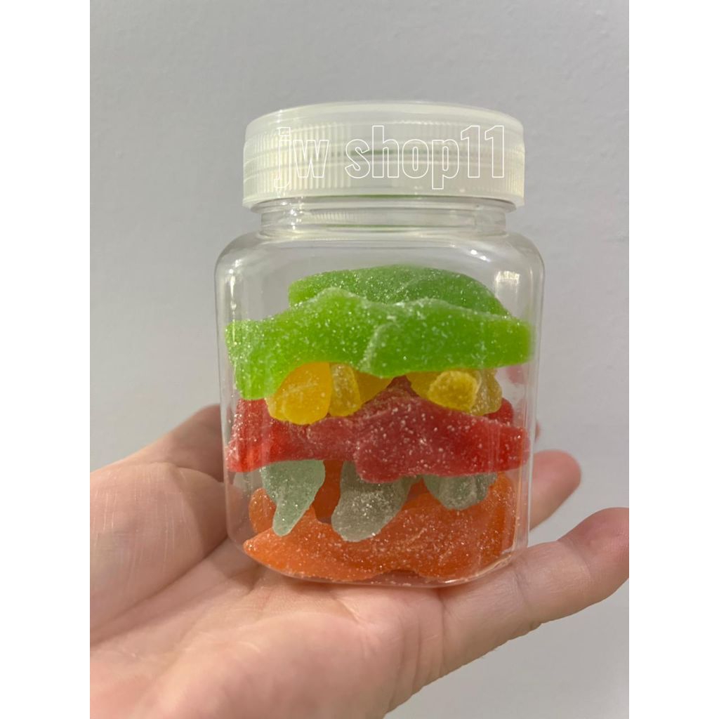 

1Toples isi 100gram KEMBANG GULA JELI IKAN HIU ANEKA RASA / MIMICO Waisun FISH FREE TOPLES CANTIK