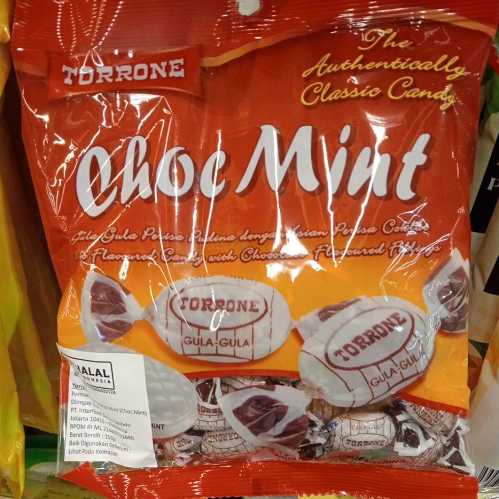 

Torrone Permen Choc Mint 150g