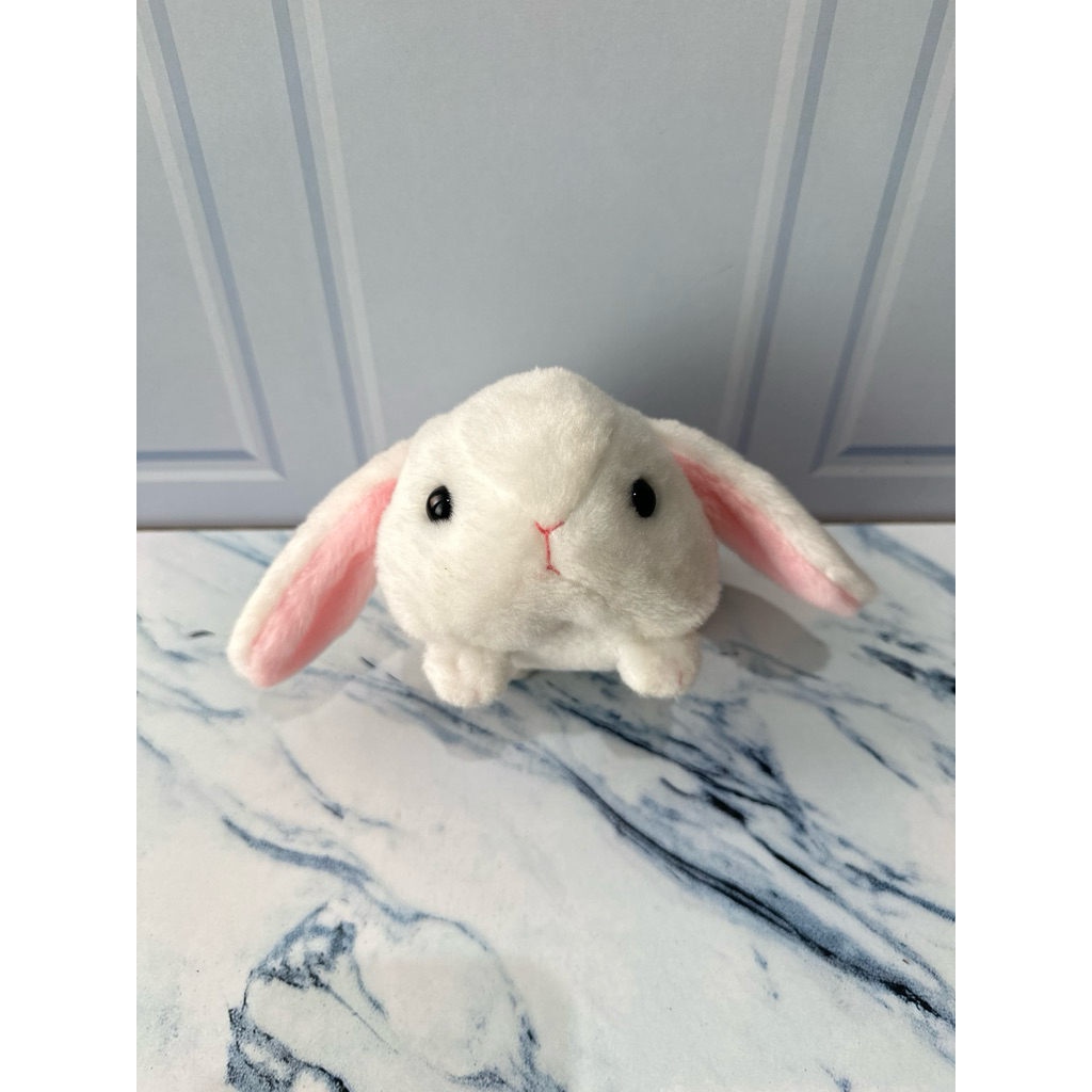 Loopy Classic White Bunny Amuse Plush Mini Doll Japan