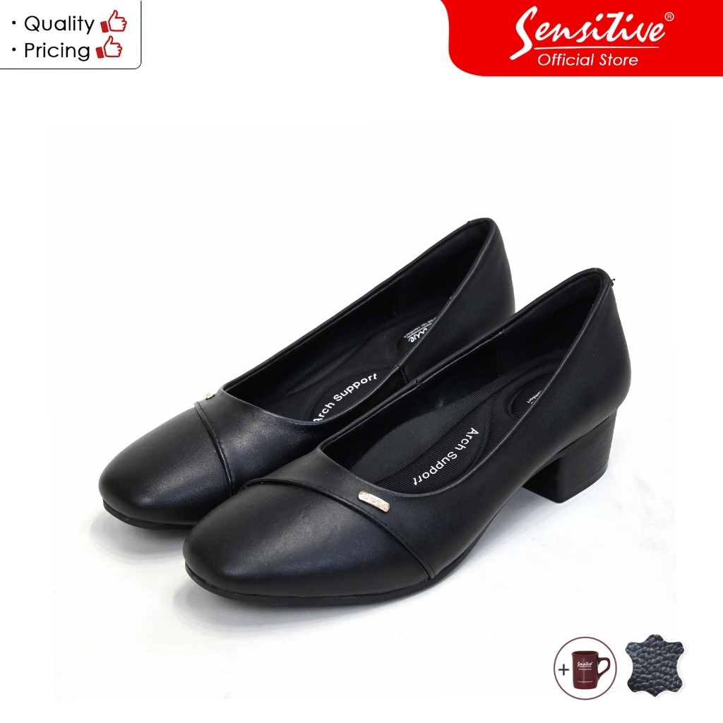 SENSITIVE Sepatu Pantofel Kulit Wanita WINNIE 3501