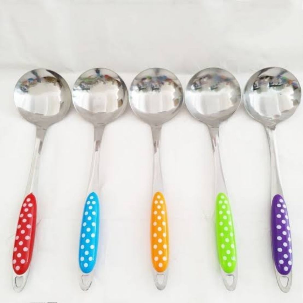 IRUS POLKADOT , IRUS SENDOK SAYURAN BESAR