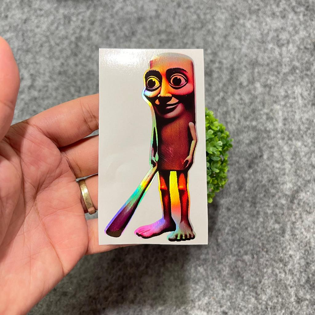 

STIKER HOLOGRAM TUNG TUNG TUNG SAHUR UKURAN 9X3