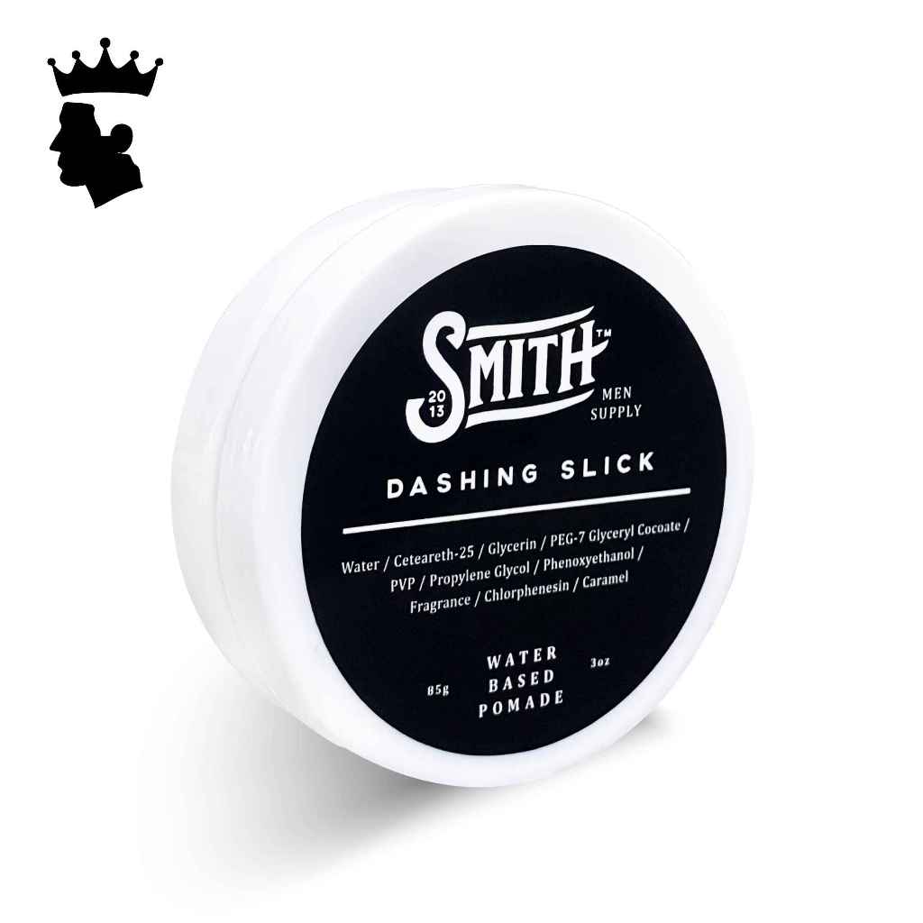 SMITH - Dashing Slick Pomade Water Based 85gr | Minyak Rambut Pria Basah | Hair Pomade Water | Smith