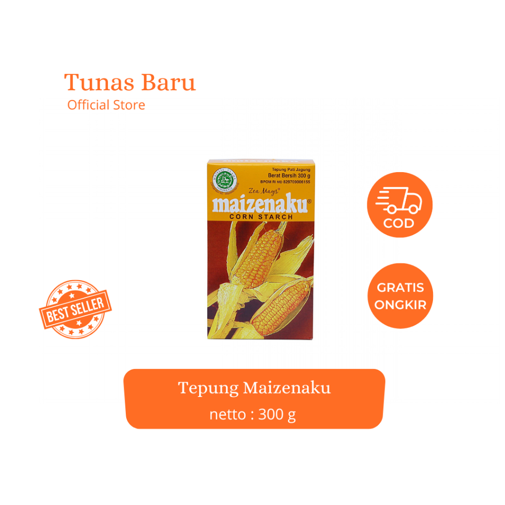 

Maizenaku - Tepung Pati Jagung - 300 gr