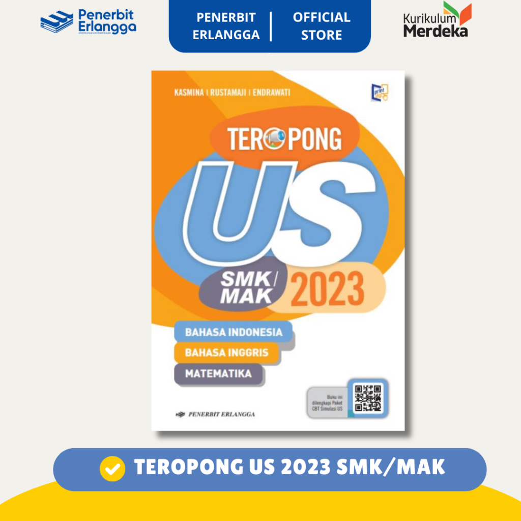 [Erlangga Official] Buku Soal Smk: Teropong Us 2023 Smk/Mak