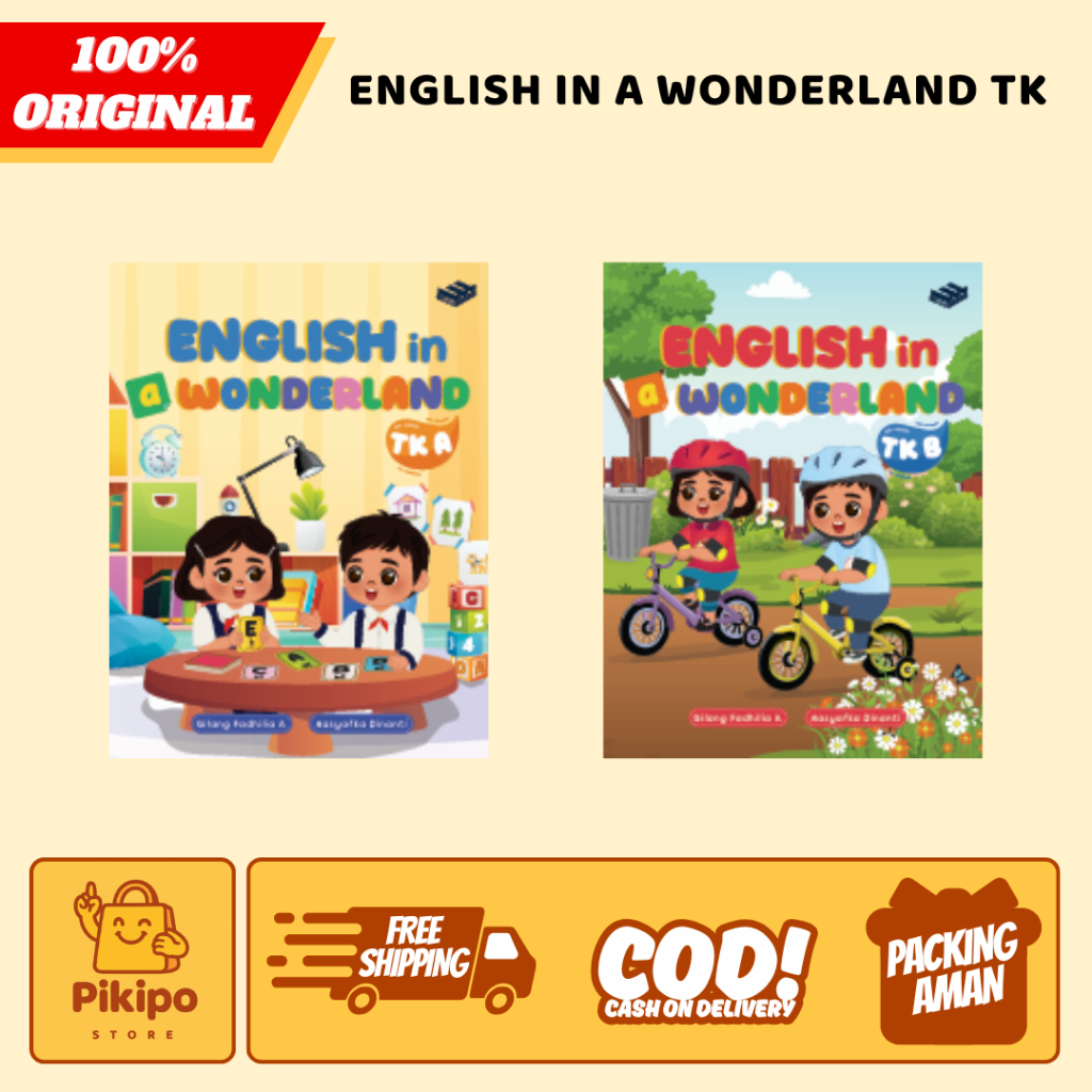 ENGLISH IN WONDERLAND TK A TK B KURIKULUM MERDEKA - ERLANGGA