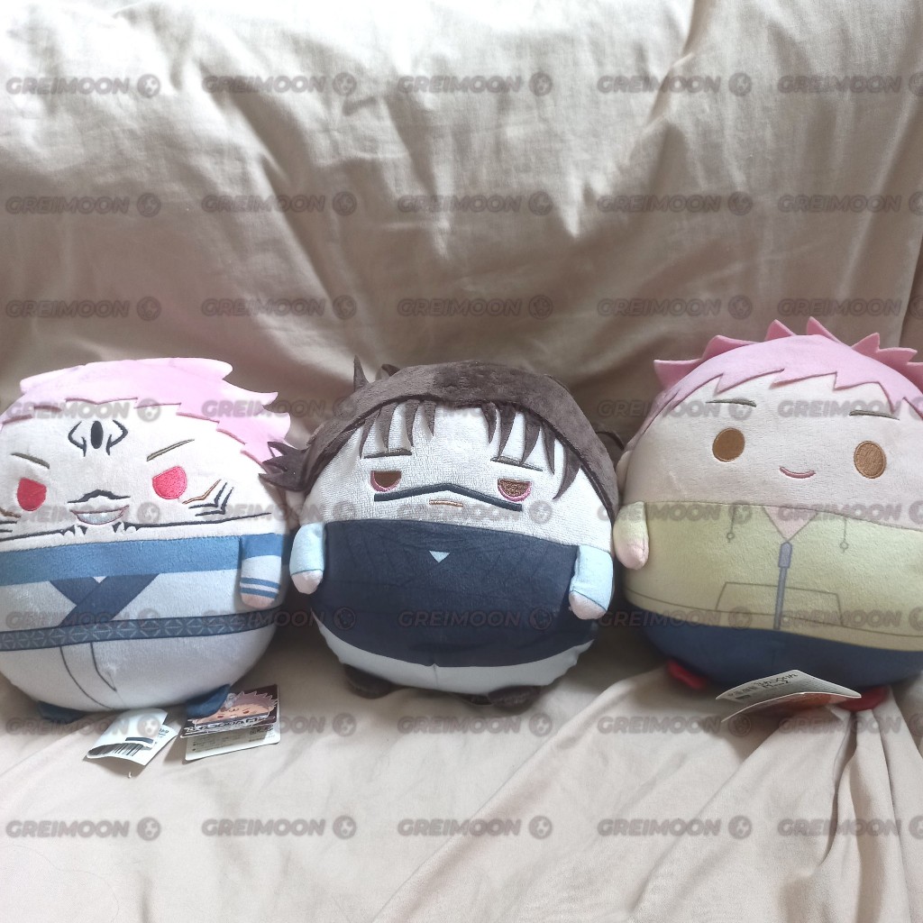 Boneka Plush Fuwakororin Size M Anime Jujutsu Kaisen Choso, Sukuna, Yuji
