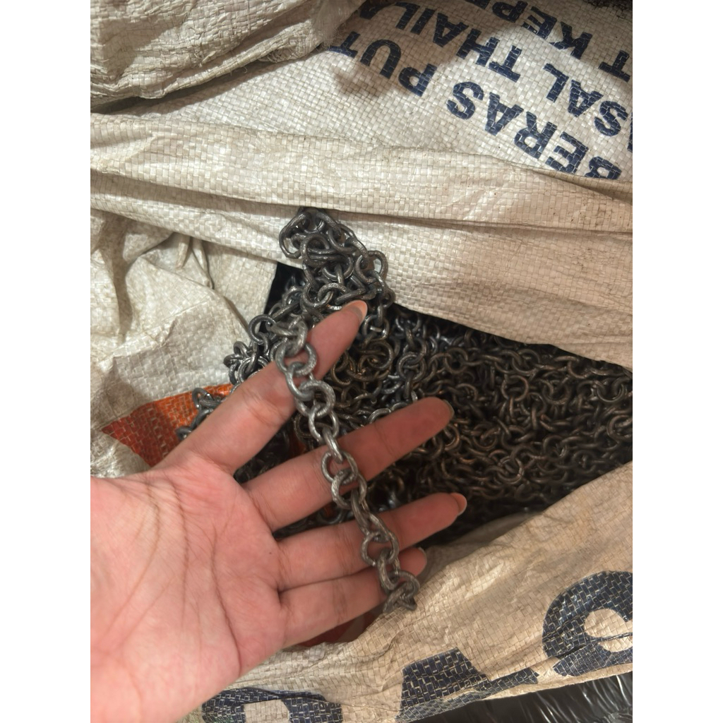 RANTAI TIMAH Pemberat Jala ikan no.1 / HARGA PER KILO MURAH