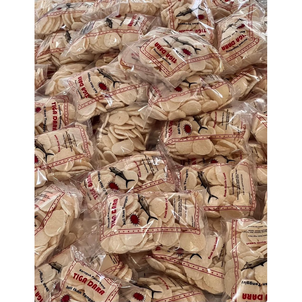 

KERUPUK PALEMBANG ASLI DUA DARA IKAN TENGGIRI 500GRAM