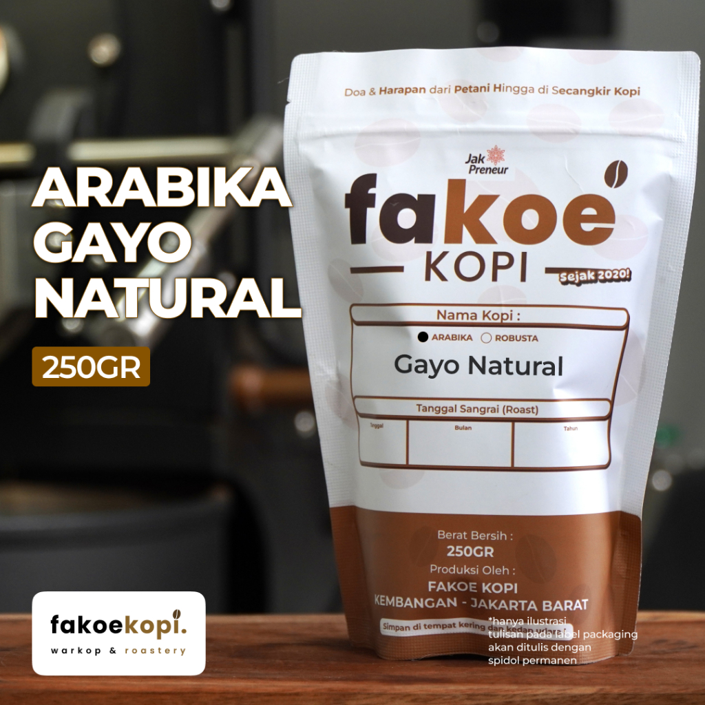 

kopi arabika gayo natural process single origin