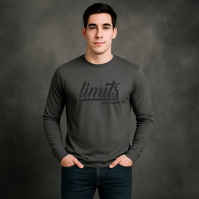 BLOOMBEE SKBL501 Kaos Lengan Panjang Abu Limits