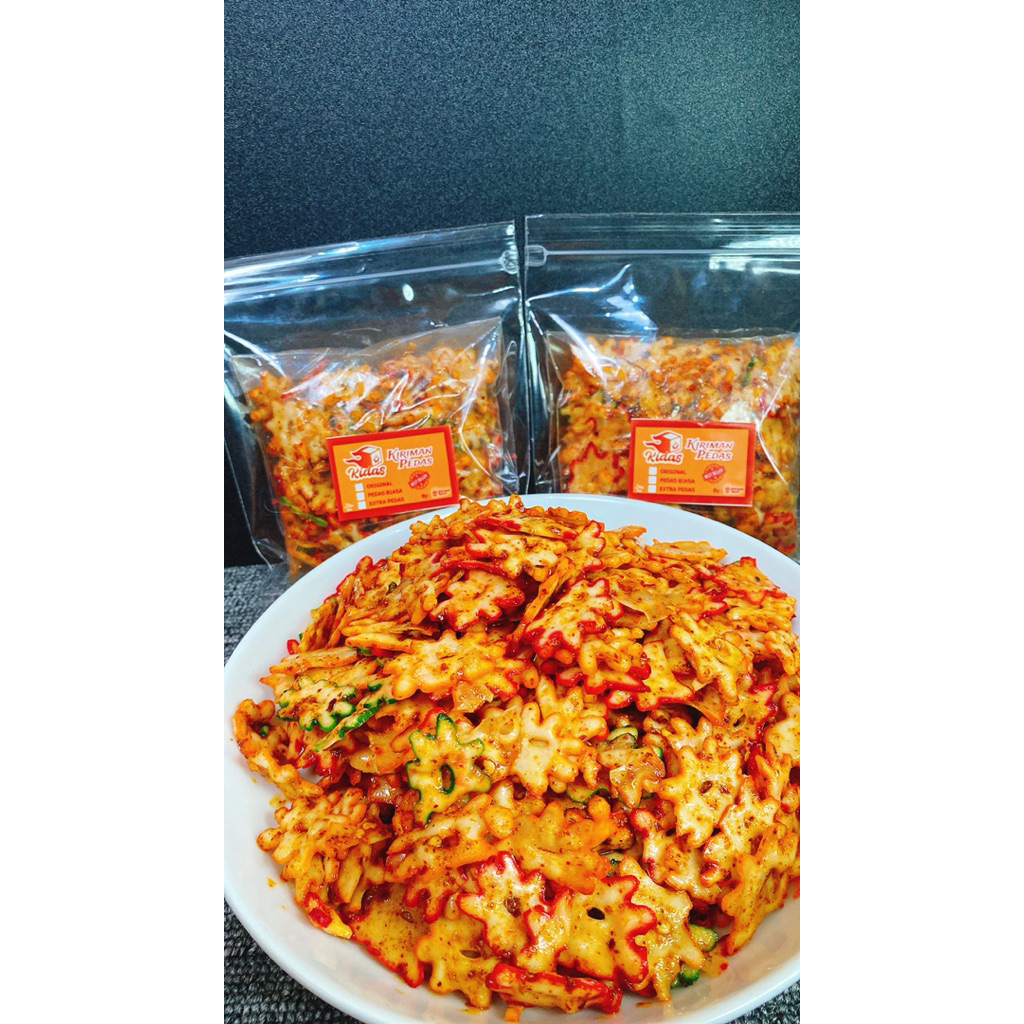 

Kidas Kerupuk Bintang Pedas Gurih 100gr