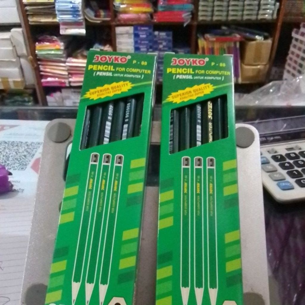 

PENSIL JOYKO 2B FOR COMPUTER PERPACK isi 12pcs