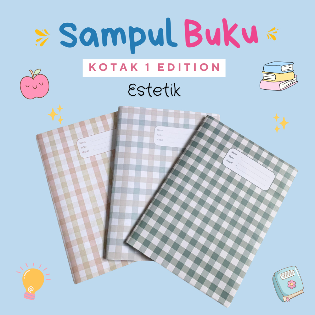 

[Kotak Edition] Kertas Sampul Buku Estetik | Sampul Buku Besar Bigboss Campus Kecil Sidu Kiky | Book Cover