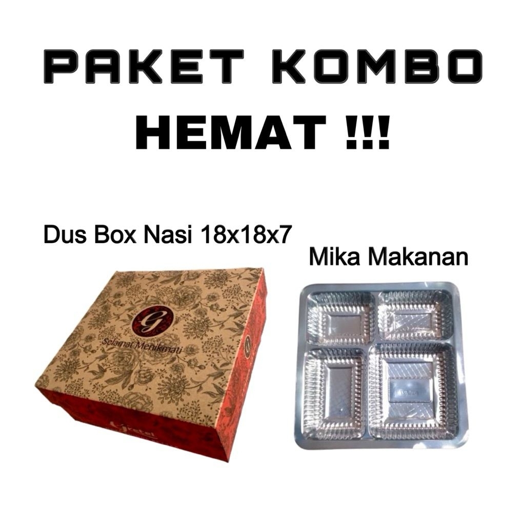 

[PROMO] kardus snack Motif Bunga+mika bening kotak||Kardus Uk.18x18x7||